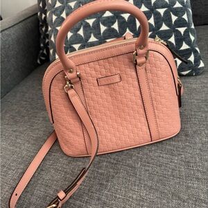 Gucci Blush Pink Leather Satchel